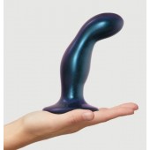 Темно-синяя насадка Strap-On-Me Dildo Plug Snaky size M - Strap-on-me - купить с доставкой в Нижнекамске