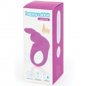 Фиолетовое эрекционное виброкольцо Happy Rabbit Rechargeable Rabbit Cock Ring - Happy Rabbit - в Нижнекамске купить с доставкой