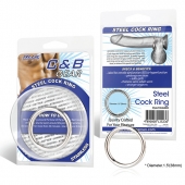 Стальное эрекционное кольцо STEEL COCK RING - 4.5 см. - BlueLine - в Нижнекамске купить с доставкой