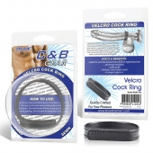 Кольцо на пенис из искусственной кожи на липучке VELCRO COCK RING - 5 см. - BlueLine - в Нижнекамске купить с доставкой