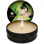 Массажная свеча Exotic Green Tea с ароматом зелёного чая - 30 мл. - Shunga - купить с доставкой в Нижнекамске