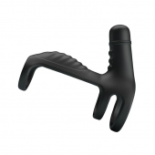 Черная вибронасадка на пенис Vibrating Penis Sling - Baile - в Нижнекамске купить с доставкой