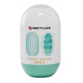 Бирюзовый мастурбатор-яйцо Twist Angel - Baile - в Нижнекамске купить с доставкой