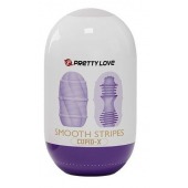Сиреневый мастурбатор-яйцо Smooth Stripes - Baile - в Нижнекамске купить с доставкой