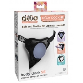 Черные трусики для страпона Body Dock SE на регулируемых ремнях - Pipedream - купить с доставкой в Нижнекамске