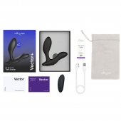 Черный анальный вибратор We-Vibe Vector+ - We-vibe - в Нижнекамске купить с доставкой
