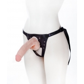 Реалистичный фаллос на поясе Harness - 20,5 см. - LOVETOY (А-Полимер) - купить с доставкой в Нижнекамске