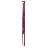 Бордовый ремень Halo Waist Belt - размер L-XL - Shots Media BV - купить с доставкой в Нижнекамске