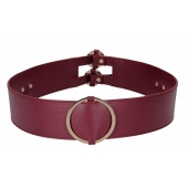 Бордовый ремень Halo Waist Belt - размер L-XL - Shots Media BV - купить с доставкой в Нижнекамске