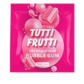 Пробник гель-смазки Tutti-frutti со вкусом бабл-гам - 4 гр. - Биоритм - купить с доставкой в Нижнекамске