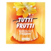 Пробник гель-смазки Tutti-frutti со вкусом ванильного пудинга - 4 гр. - Биоритм - купить с доставкой в Нижнекамске