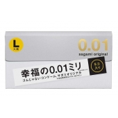 Презервативы Sagami Original 0.02 L-size увеличенного размера - 5 шт. - Sagami - купить с доставкой в Нижнекамске
