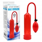 Красная вакуумная помпа для мужчин MAX VERSION - Chisa - в Нижнекамске купить с доставкой