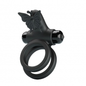 Черное эрекционное виброкольцо Passionate Ring IX - Baile - в Нижнекамске купить с доставкой