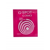 Стимулирующий интимный крем для женщин Cosmo G-spot - 2 гр. - Биоритм - купить с доставкой в Нижнекамске