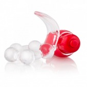 Виброкольцо с язычком и красным виброэлементом Overtime - Screaming O - в Нижнекамске купить с доставкой