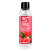 Массажное масло Sexy Sweet Nectar Lychee с феромонами и ароматом личи - 75 мл. - Биоритм - купить с доставкой в Нижнекамске
