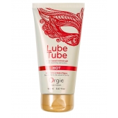 Интимный гель на водной основе Lube Tube Hot с разогревающим эффектом - 150 мл. - ORGIE - купить с доставкой в Нижнекамске