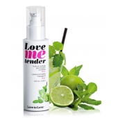 Съедобное согревающее массажное масло Love Me Tender Mojito с ароматом мохито - 100 мл. - Love to Love - купить с доставкой в Нижнекамске