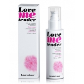 Съедобное согревающее массажное масло Love Me Tender Cotton Candy с ароматом сладкой ваты - 100 мл. - Love to Love - купить с доставкой в Нижнекамске