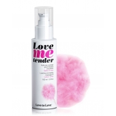 Съедобное согревающее массажное масло Love Me Tender Cotton Candy с ароматом сладкой ваты - 100 мл. - Love to Love - купить с доставкой в Нижнекамске