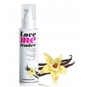 Съедобное согревающее массажное масло Love Me Tender Vanilla с ароматом ванили - 100 мл. - Love to Love - купить с доставкой в Нижнекамске
