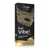 Съедобный гель Dual Vibe Pina Colada с эффектом вибрации и вкусом коктейля пина колада - 15 мл. - ORGIE - купить с доставкой в Нижнекамске
