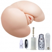 Вибрирующий мастурбатор-попка с ротацией и пультом управления - Baile - в Нижнекамске купить с доставкой