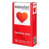 Презервативы Masculan Sensitive plus - 10 шт. - Masculan - купить с доставкой в Нижнекамске