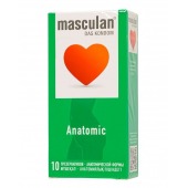 Презервативы анатомической формы Masculan Anatomic - 10 шт. - Masculan - купить с доставкой в Нижнекамске