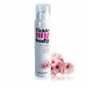 Массажная хрустящая пенка Tickle My Body Cherry Blossom с ароматом вишневого цвета - 150 мл. - Love to Love - купить с доставкой в Нижнекамске
