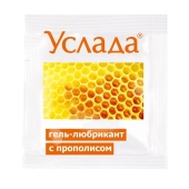 Гель-лубрикант «Услада с прополисом» - 3 гр. - Биоритм - купить с доставкой в Нижнекамске