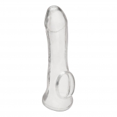Прозрачная насадка на пенис Transparent Penis Enhancing Sleeve Extension - 15,9 см. - BlueLine - в Нижнекамске купить с доставкой