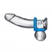 Комплект из 2 эрекционных колец-восьмерок 2-Pack Duo Cock And Ball Stamina Enhancement Ring - BlueLine - в Нижнекамске купить с доставкой