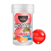 Лубрикант на масляной основе Hot Ball Plus с охлаждающе-разогревающим эффектом (2 шарика по 3 гр.) - HotFlowers - купить с доставкой в Нижнекамске