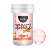 Лубрикант на масляной основе Hot Ball Plus с разогревающим эффектом (2 шарика по 3 гр.) - HotFlowers - купить с доставкой в Нижнекамске