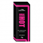 Гель для оральных ласк Oral Hot с согревающим эффектом - 15 гр. - HotFlowers - купить с доставкой в Нижнекамске