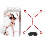 Красная фиксация на матрас Classic Bedspreader - Lux Fetish - купить с доставкой в Нижнекамске