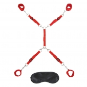 Красная фиксация на матрас Classic Bedspreader - Lux Fetish - купить с доставкой в Нижнекамске