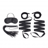 Эротический набор 4PC Bondage Bed Strap   Flogger Kit - Lux Fetish - купить с доставкой в Нижнекамске