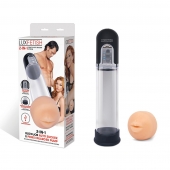 Автоматическая вакуумная помпа-мастурбатор Blowjob Auto Sucker Penis Enlarger Pump - Lux Fetish - в Нижнекамске купить с доставкой