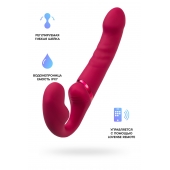 Малиновый безремневой страпон Lapis - 23 см. - Lovense - купить с доставкой в Нижнекамске