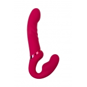 Малиновый безремневой страпон Lapis - 23 см. - Lovense - купить с доставкой в Нижнекамске