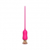 Розовый тонкий стимулятор Nipple Vibrator - 23 см. - I-MOON - купить с доставкой в Нижнекамске