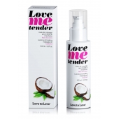 Съедобное согревающее массажное масло Love Me Tender Cocos с ароматом кокоса - 100 мл. - Love to Love - купить с доставкой в Нижнекамске