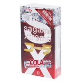 Ароматизированные презервативы Sagami Xtreme COLA - 10 шт. - Sagami - купить с доставкой в Нижнекамске