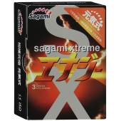 Презервативы Sagami Xtreme ENERGY с ароматом энергетика - 3 шт. - Sagami - купить с доставкой в Нижнекамске
