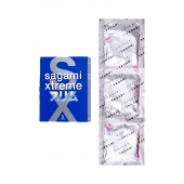 Розовые презервативы Sagami Xtreme FEEL FIT 3D - 3 шт. - Sagami - купить с доставкой в Нижнекамске