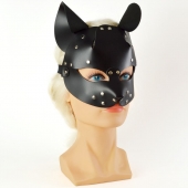 Черная кржаная маска Pussy - Sitabella - купить с доставкой в Нижнекамске