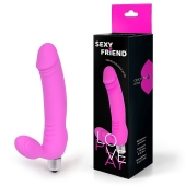 Розовый безремневой страпон Sexy Friend - 1137 - купить с доставкой в Нижнекамске